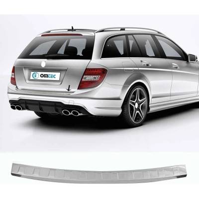 Nerez kryt hrany zadného nárazníka Mercedes C kombi 2008-2014 leštený