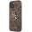 GUESS PU 4G Метален заден капак с лого за iPhone 13 Brown Guess | Lilav | ЖЕНИ | UNI