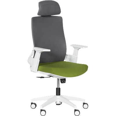 Carmen Президентски офис стол КАРМЕН 7546 - тъмнозелен-сив