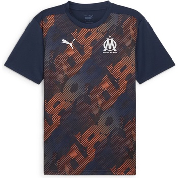 PUMA Olympique De Marseille Pre Match Shirt 2024 2025 Adults - Blue