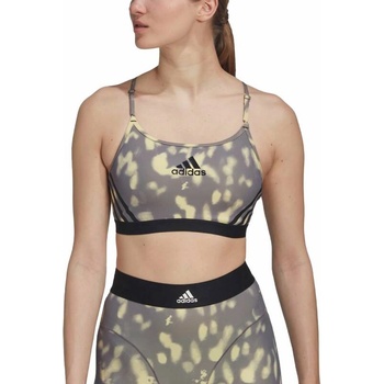 Image 1 of Adidas Aeroreact Light-Support Hyperglam Printed Bra Multi