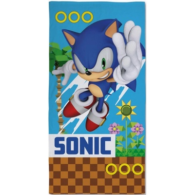 Vesna Dětská osuška Ježek Sonic 70 x 140 cm