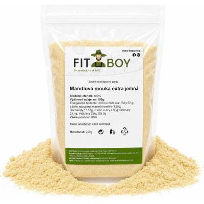 Fitboy Mandlová mouka Extra jemná 250 g