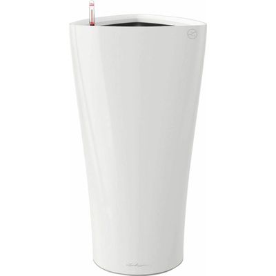 Lechuza Květináč Delta Premium 30 bílá lesklá 30 x 56 cm – Hledejceny.cz