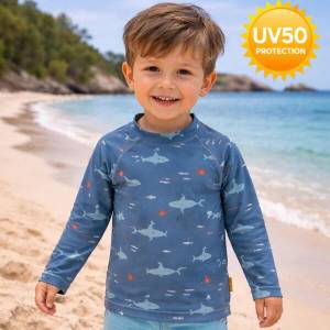  Fresk: Детска блуза с UV50 защита Shark (FR-SW2518-84-62)