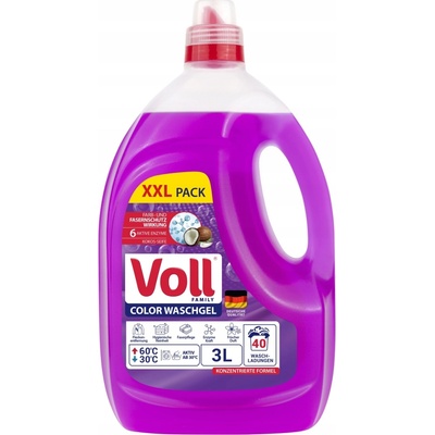 Voll Color prací gel barevného prádla3 l 40 PD