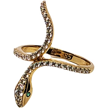 VipGold Златен дамски пръстен 2.72 гр (pr08)