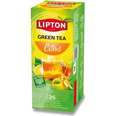 Lipton zelený čaj citrus 25 ks