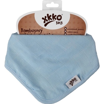Kikko Bambusový slintáček Xkko BMB - Jednobarevné Baby Blue