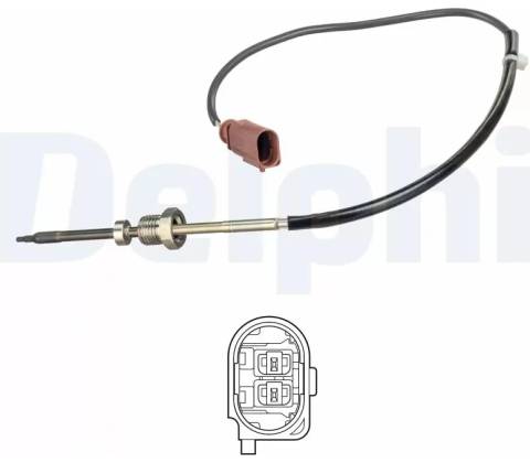 DELPHI Čidlo teploty výfukových plynů DF TS30259