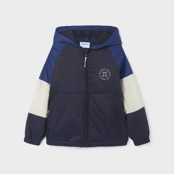 Image 1 of MAYORAL Преходно яке в синьо с голям джоб на гърба за момче Майорал