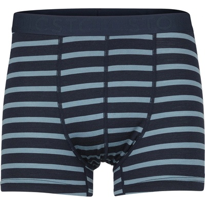 Stoic Мъжко мериносово термобельо Stoic Merino150 AlsenSt. Boxer Merino base layer - Dark Navy / Storm Blue Striped - размер 5XL (015-1638-1418)