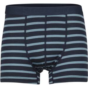 Stoic Мъжко мериносово термобельо Stoic Merino150 AlsenSt. Boxer Merino base layer - Dark Navy / Storm Blue Striped - размер 5XL (015-1638-1418)