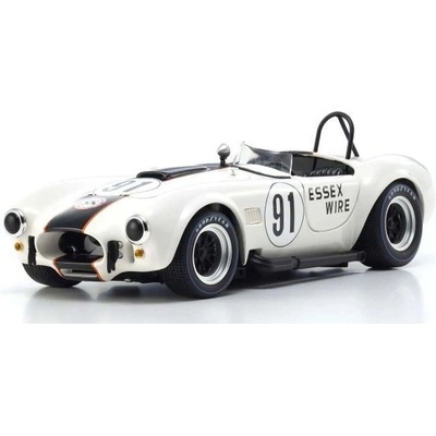 Kyosho Shelby Cobra 427 S/C Essex Wire Bridgehampton 1965 Nr.91 1:18