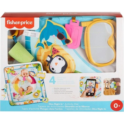 Fisher Price Detská miľníková podložka Dive Right In