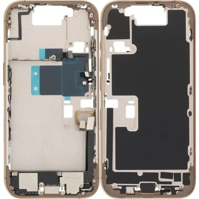Apple iPhone 16 Pro - Střední Rám + Tlačítka Zapnutí, Hlasitosti a Kamery (Desert Titanium), Desert Titanium