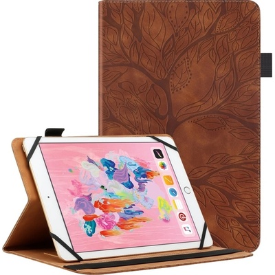Vsetkonamobil 71004 ART TREE Zaklápacie puzdro pre tablet s uhlopriečkou 8" hnedé