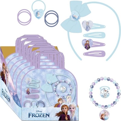 Cerdá Set doplnkov do vlasov Frozen 12ks modrá