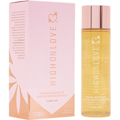 HIGH ON LOVE MASSAGE OIL STRAWB-CHAMP 120 ml