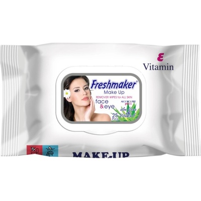 Freshmaker Odličovacie vlhčené obrúsky Make Up 25 ks