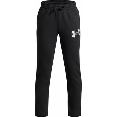 Under Armour RIVAL FLEECE COLORBLOCK chlapecké tepláky černá