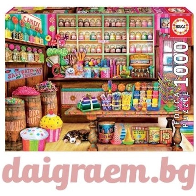 Educa Пъзел educa 17104 - 1000 части - Магазин за бонбони (edu17104)