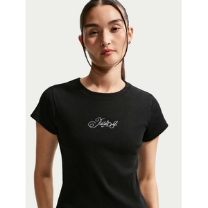 NIKE Тениска w nsw rib mod crp jdi tee