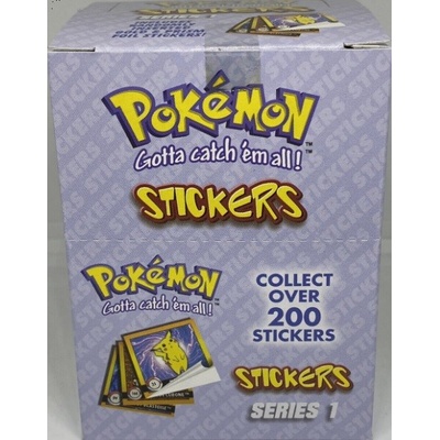 Pokémon Artbox Series 1 Stickers Box 1999 – Zboží Dáma