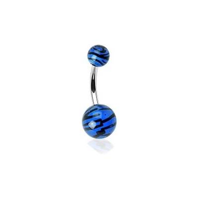 Piercing do pupíku 010-BLUE