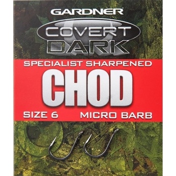 Gardner Hand Sharpened Dark Chod Barbed veľ.5 10ks