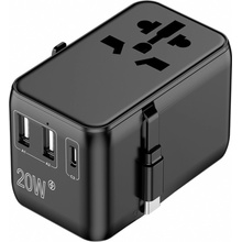 CROSSIO ChargeMe Adapter PLUS PD20W 2A+2C GaN III