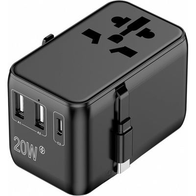 CROSSIO ChargeMe Adapter PLUS PD20W 2A+2C GaN III