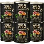 WILD FARM Монопротеинова свинска храна 6x800 г хипоалергенна храна за кучета