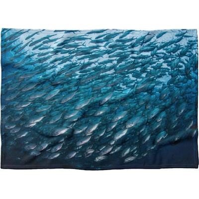 Impar fleece deka Hejno ryb Podšití beránkem NE 200x140