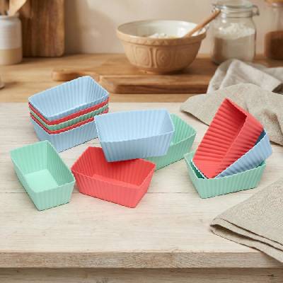 LURCH Flexiform 12 ks různobarevných silikonových forem na brownies