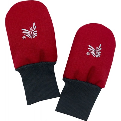 Esito Zimní bezpalcové rukavice softshell s beránkem Red červená – Sleviste.cz