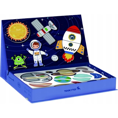 Tooky Toy magnetická skládačka Vesmír Puzzle