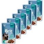 Brit Капсула BRIT Premium Cat Delicate Fillets in Gravy with Beef 6 x 85 г
