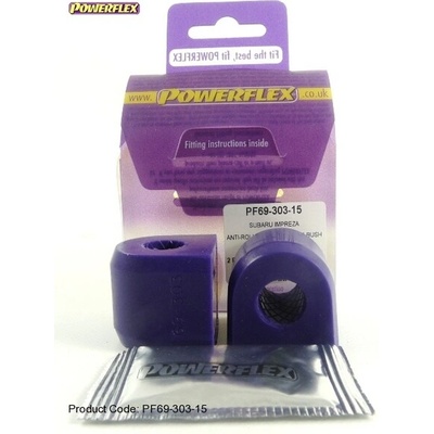 Powerflex Silentbloky Subaru Legacy BD/BG (93-99) Rear Anti Roll Bar To Chassis Bush 15mm (9)