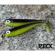 ZECK Zander Gummi 9 cm - Purple Chartreuse - 3 ks