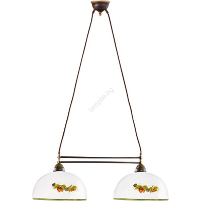 Kolarz 731.82. 136 - Пендел NONNA 2xE27/75W/230V грозде/ягоди (KL0364)