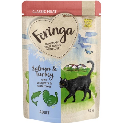 Feringa Losos & krůta s cuketou 12 x 85 g