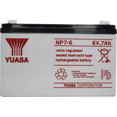 Yuasa NP7-6 6 V 7 Ah