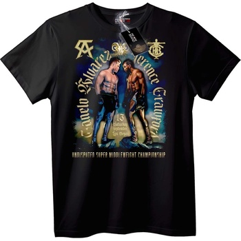 NOONEBRAND Тениска Canelo срещу GGG Бокс - 7XL, Black