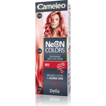 Delia Cameleo Neon Colors barva na vlasy Red 60 ml