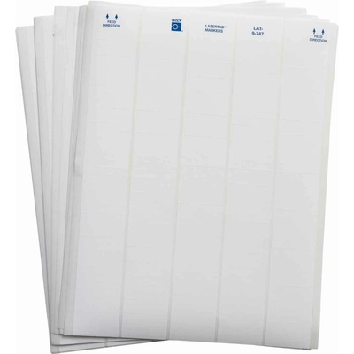 Brady LAT-9-747-10 / 029724, LaserTab Laser Printable Labels, 38.10 mm x 6.35 mm