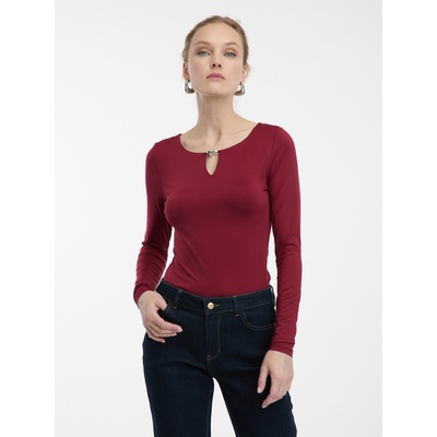 orsay Дамски топ бордо с дълъг ръкав ORSAY Orsay | Cherven | ЖЕНИ | S