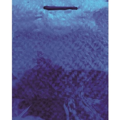 Nekupto Dárková taška malá hologram Modrá