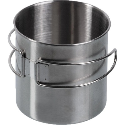 Mil Tec nerezový hrnček sklápacia rukoväť 800 ml