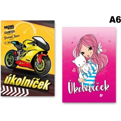 UNIPAP úkolníček A6 mix